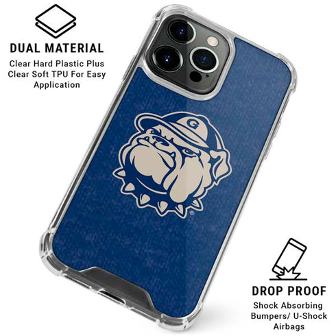 Georgetown University Jack the Bulldog Mascot iPhone 16 Pro Max Clear Case