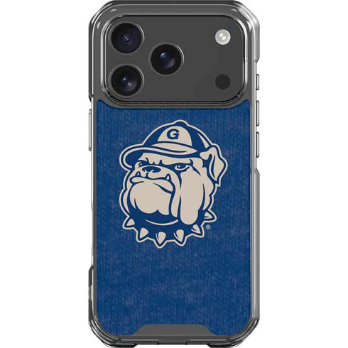 Georgetown University Jack the Bulldog Mascot iPhone 18 Pro Clear Case