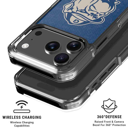 Georgetown University Jack the Bulldog Mascot iPhone 18 Pro Clear Case