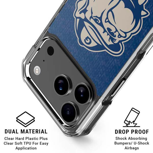 Georgetown University Jack the Bulldog Mascot iPhone 18 Pro Clear Case