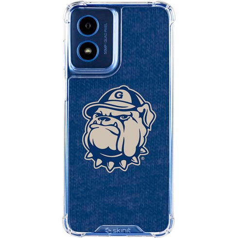 Georgetown University Jack the Bulldog Mascot Moto G Play 4G (2024) Clear Case