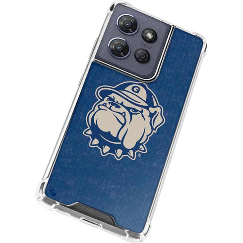 Georgetown University Jack the Bulldog Mascot Moto G Play 5G (2025) Clear Case