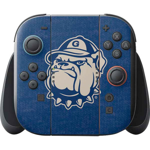 Georgetown University Jack the Bulldog Mascot Nintendo Switch 2 (2025) with Joy-Con Skin