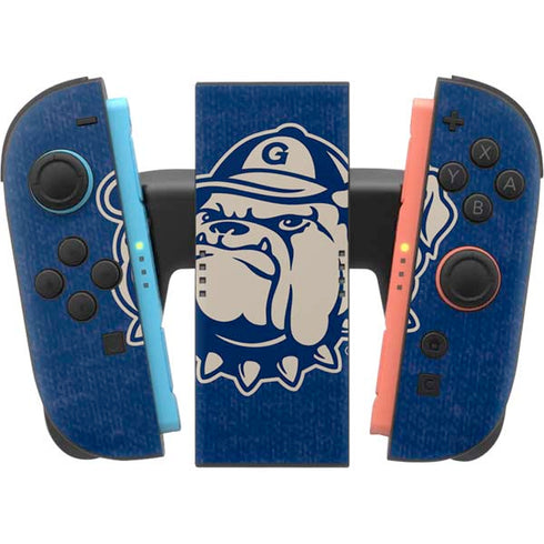 Georgetown University Jack the Bulldog Mascot Nintendo Switch 2 (2025) Joy-Con Controller Skin