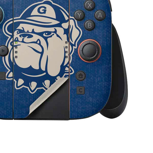 Georgetown University Jack the Bulldog Mascot Nintendo Switch 2 (2025) Joy-Con Controller Skin