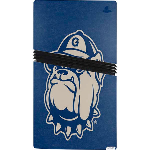 Georgetown University Jack the Bulldog Mascot PS5 Pro Bundle Skin