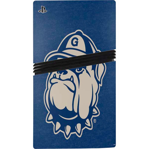Georgetown University Jack the Bulldog Mascot PS5 Pro Console Skin