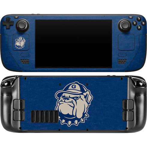 Georgetown University Jack the Bulldog Mascot Steam Deck Handheld Gaming Computer OLED Skin