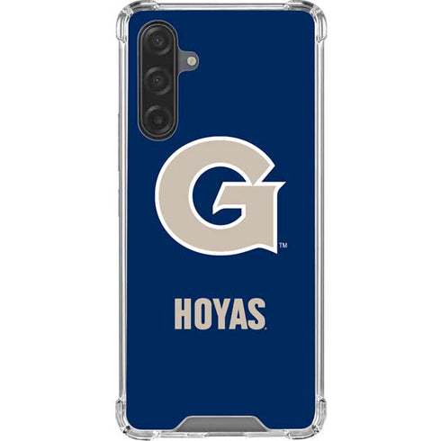 Georgetown University Large Logo Galaxy A17 Clear Case
