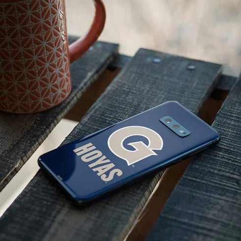 Georgetown University Large Logo Galaxy S10e Skin