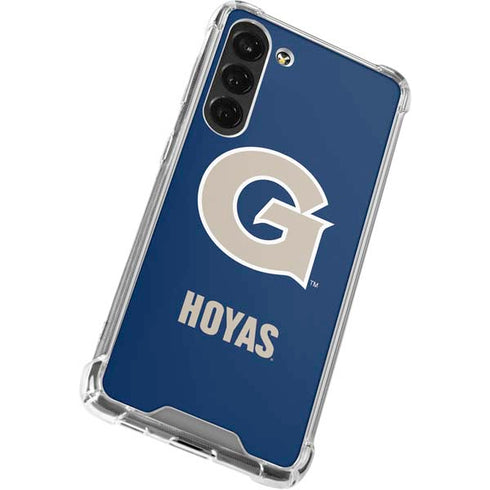 Georgetown University Large Logo Galaxy S24 FE Clear Case