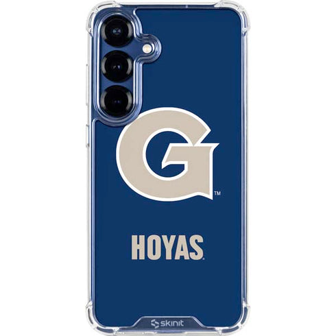 Georgetown University Large Logo Galaxy S25 Clear Case