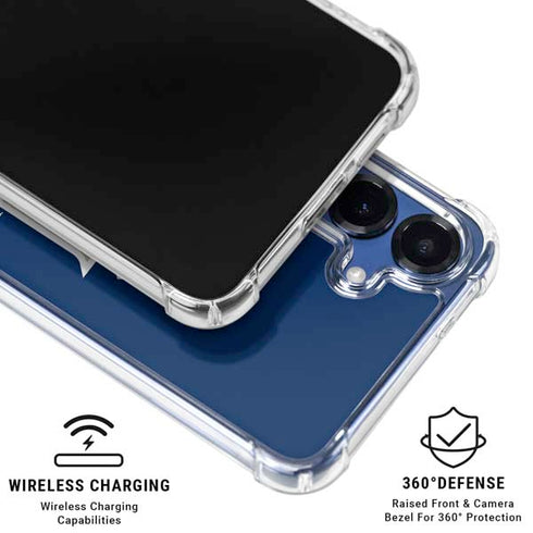 Georgetown University Large Logo Galaxy S25 Plus Clear Case