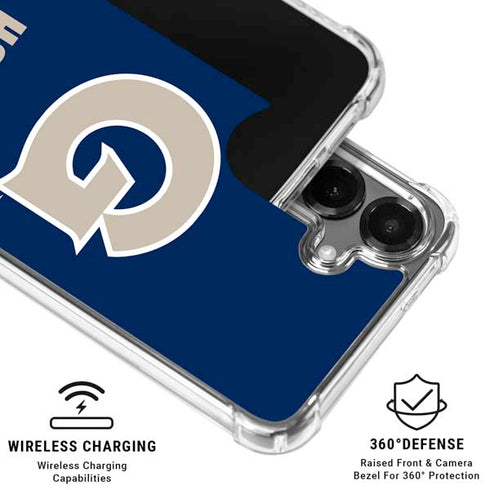 Georgetown University Large Logo Galaxy S26 Clear Case