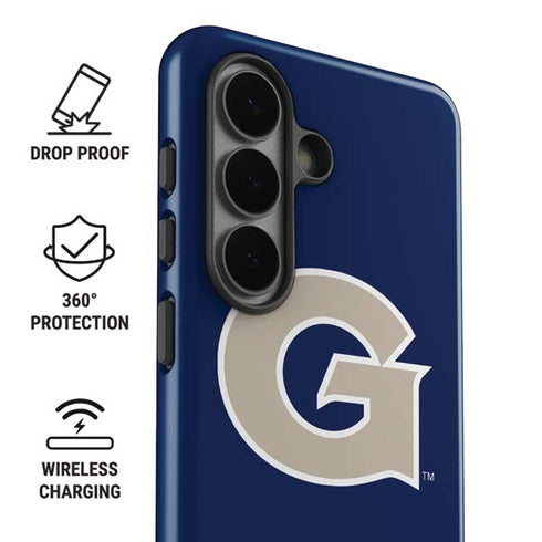 Georgetown University Large Logo Galaxy S26 Impact Case