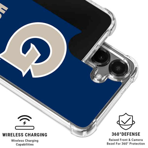 Georgetown University Large Logo Galaxy S26 Plus Clear Case