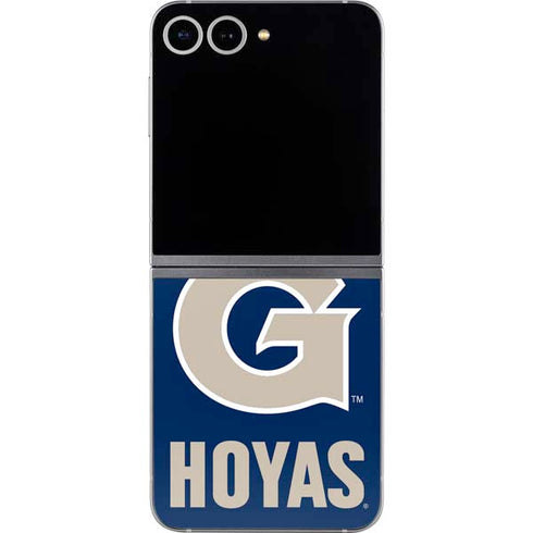 Georgetown University Large Logo Galaxy Z Flip6 Skin