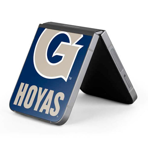 Georgetown University Large Logo Galaxy Z Flip6 Skin