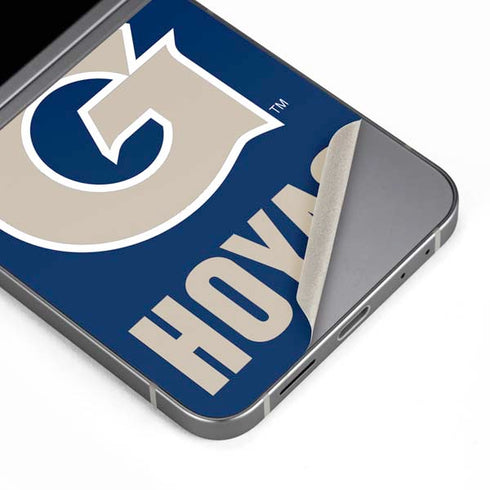 Georgetown University Large Logo Galaxy Z Flip6 Skin