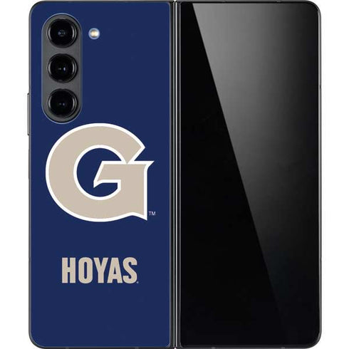 Georgetown University Large Logo Galaxy Z Fold5 5G Skin