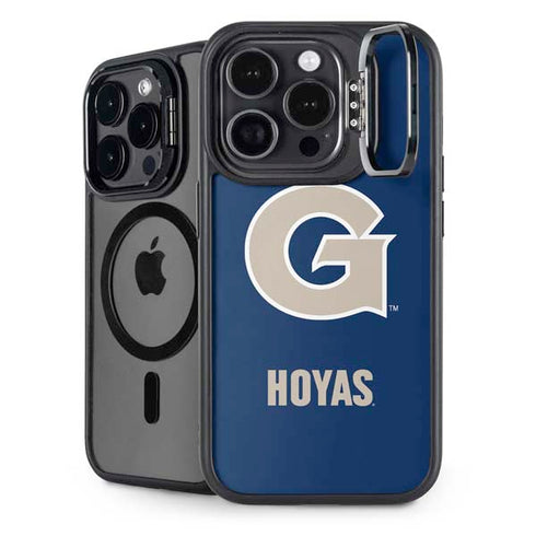 Georgetown University Large Logo iPhone 14 Pro Kickstand Case
