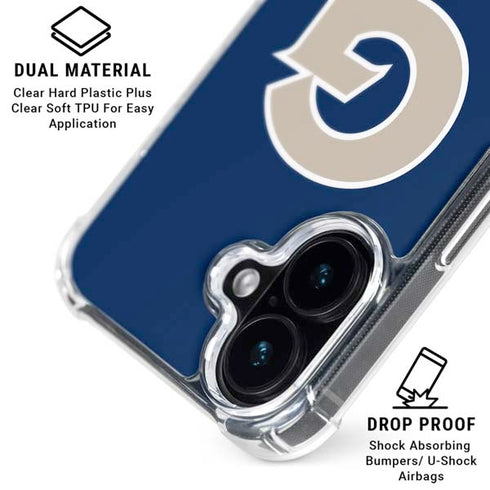 Georgetown University Large Logo iPhone 16 MagSafe Case