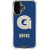 Georgetown University Large Logo iPhone 16 Plus Clear Case