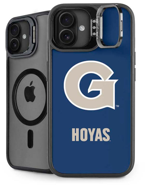 Georgetown University Large Logo iPhone 16 Plus Kickstand Case