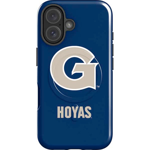 Georgetown University Large Logo iPhone 16 Plus Magsafe Impact Case