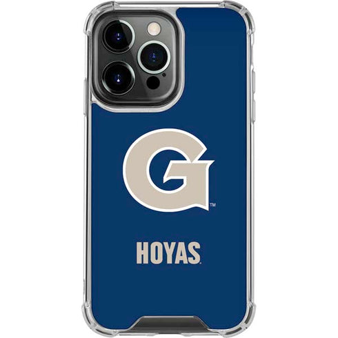 Georgetown University Large Logo iPhone 16 Pro Clear Case