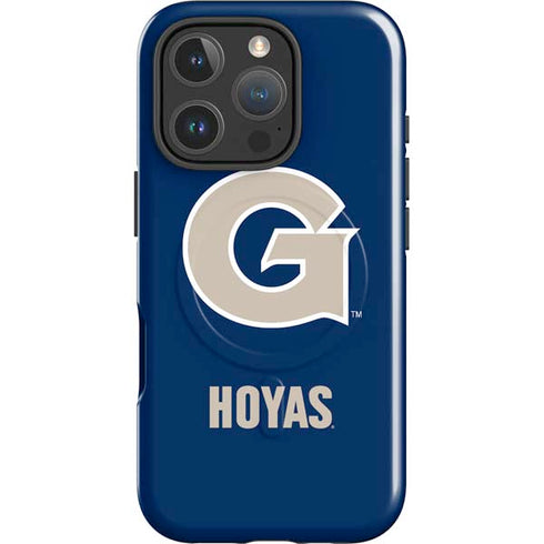 Georgetown University Large Logo iPhone 16 Pro Max Magsafe Impact Case