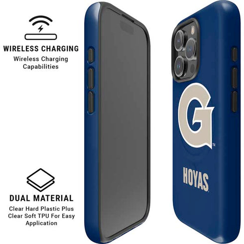 Georgetown University Large Logo iPhone 16 Pro Max Magsafe Impact Case