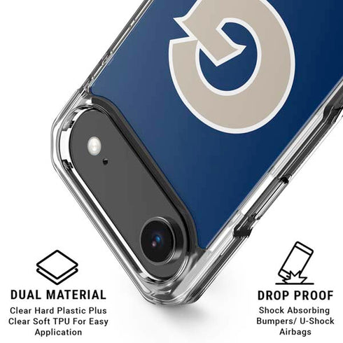 Georgetown University Large Logo iPhone 17 Air Clear Case