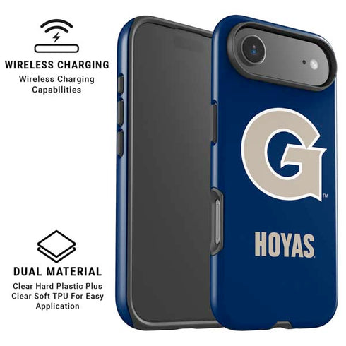 Georgetown University Large Logo iPhone 17 Air Magsafe Impact Case