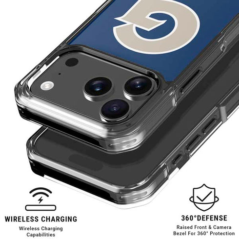 Georgetown University Large Logo iPhone 17 Pro Clear Case