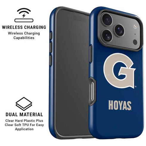 Georgetown University Large Logo iPhone 17 Pro Magsafe Impact Case