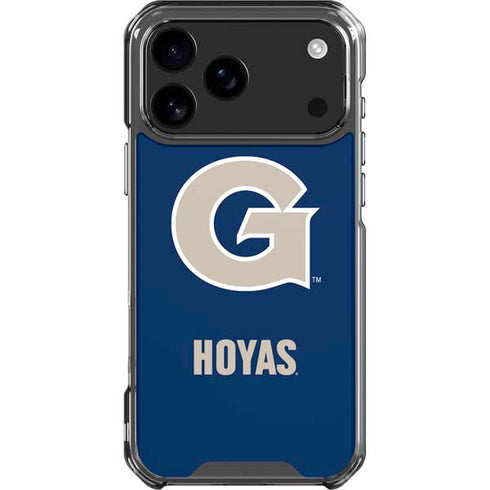 Georgetown University Large Logo iPhone 17 Pro Max Clear Case