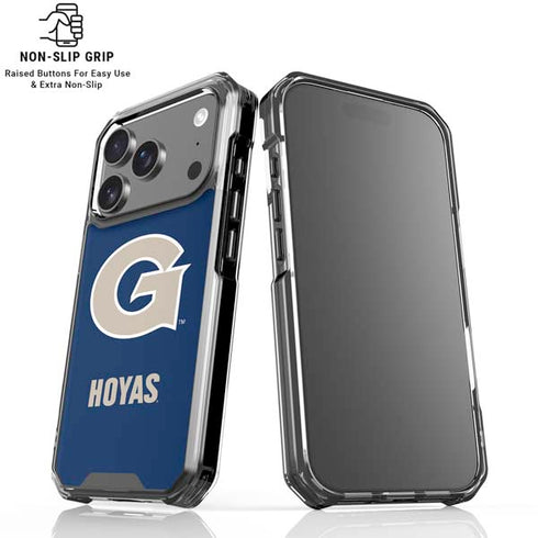 Georgetown University Large Logo iPhone 18 Pro Clear Case