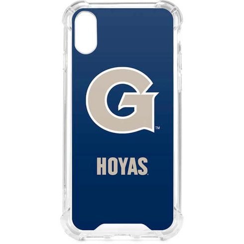 Georgetown University Large Logo iPhone XS Clear Case
