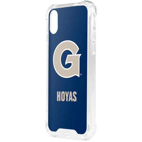 Georgetown University Large Logo iPhone XS Clear Case