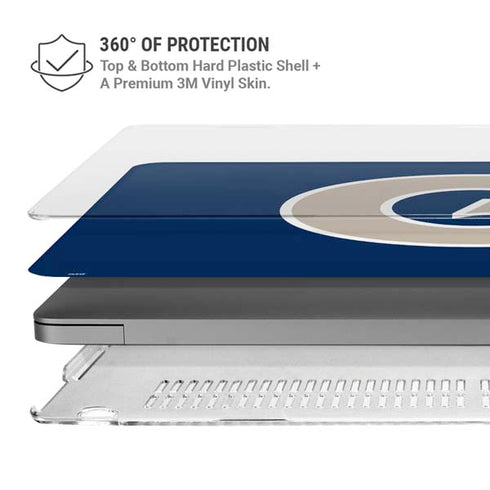 Georgetown University Large Logo MacBook Pro 14in (2021-24) Case plus Skin