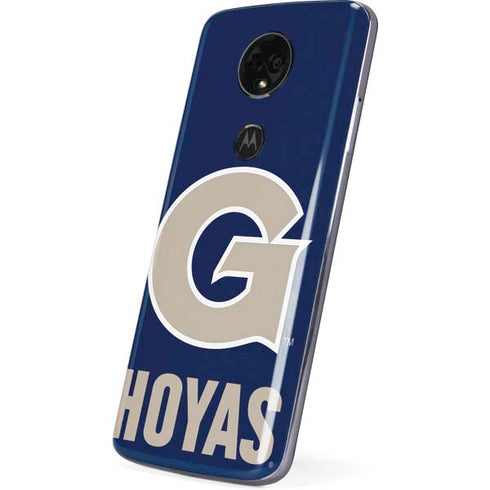 Georgetown University Large Logo Moto E5 Plus Skin
