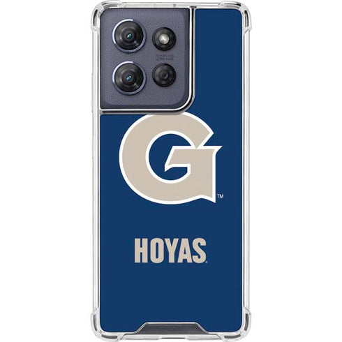 Georgetown University Large Logo Moto G 5G (2025) Clear Case