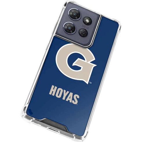 Georgetown University Large Logo Moto G 5G (2025) Clear Case