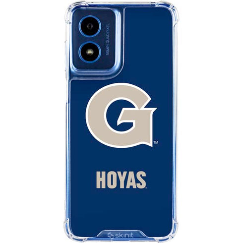 Georgetown University Large Logo Moto G 5G (2024) Clear Case