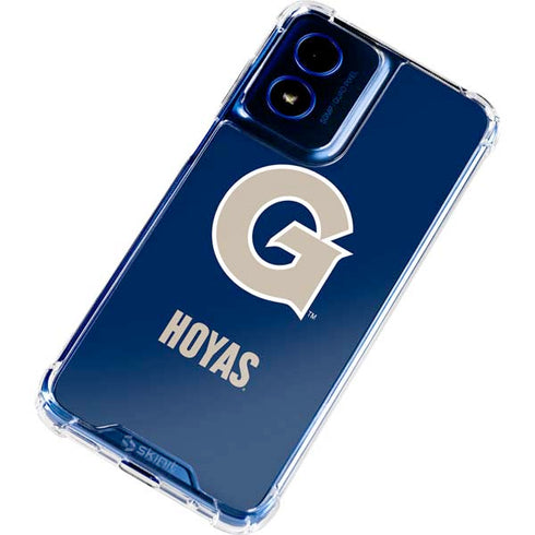 Georgetown University Large Logo Moto G Play 4G (2024) Clear Case