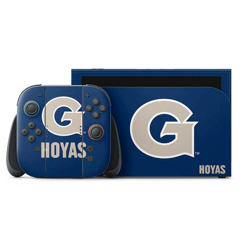 Georgetown University Large Logo Nintendo Switch 2 (2025) with Joy-Con Skin