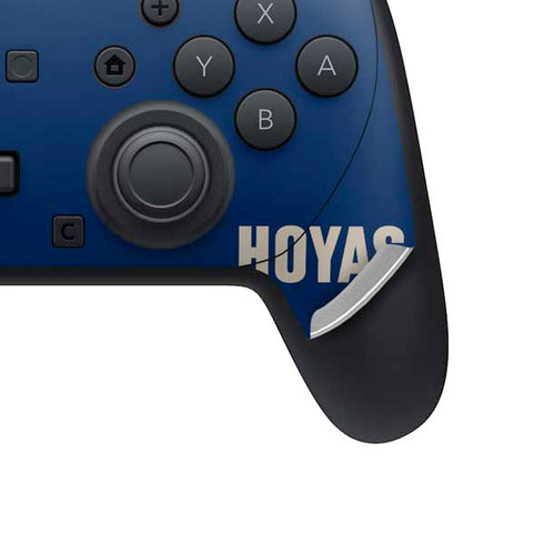 Georgetown University Large Logo Nintendo Switch 2 (2025) Pro Controller Skin