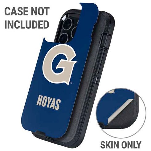 Georgetown University Large Logo Otterbox Defender iPhone Skin