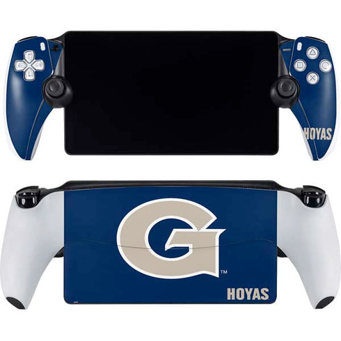 Georgetown University Large Logo PlayStation Portal Remote Player Skin